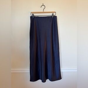 Madewell Deep Blue Maxi Skirt
